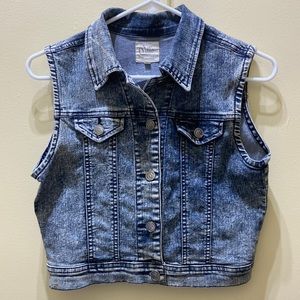 Cello Denimwear blue denim vest M